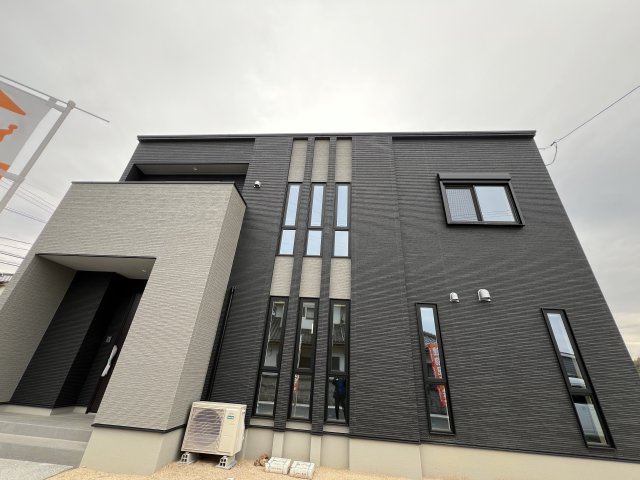 津山市勝部　新築戸建ての外観