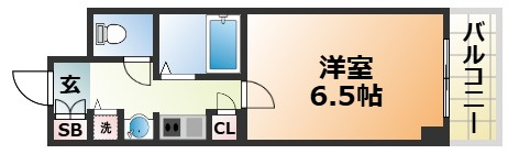 ロイヤルヒル神戸三ノ宮Ⅱの間取り