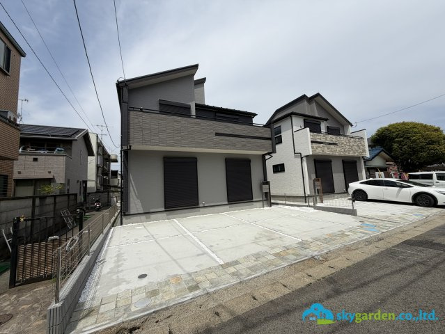 平塚市達上ヶ丘　新築戸建　全2棟1号棟の外観