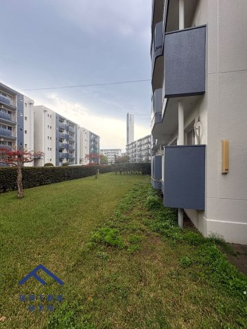 下大利団地の庭