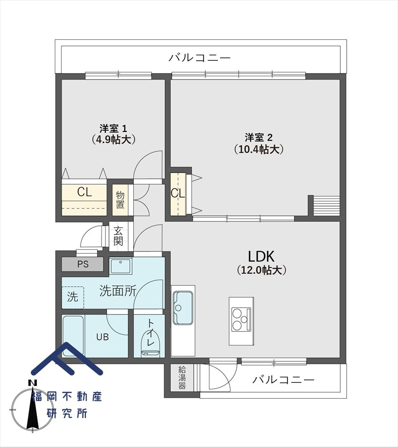 下大利団地の間取り