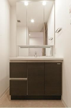 フェールメゾン西大島の洗面所