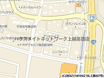 アンソレイエの地図|位置図