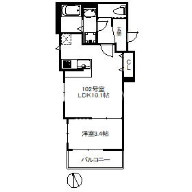 【間取り】 | フォルトゥーナ姪浜ノース