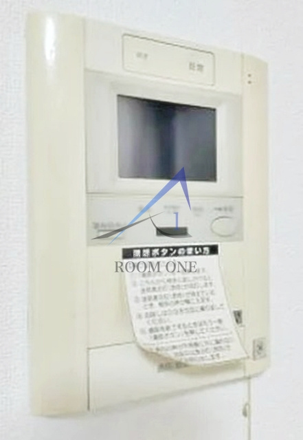 ガーラ新宿下落合（高田馬場）のセキュリティ|モニター付きインターホンです。