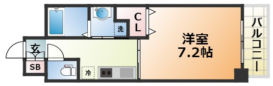 レジデンス神戸グルーブＨarborWestの間取り