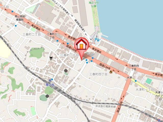 コートウィステリアⅡの地図