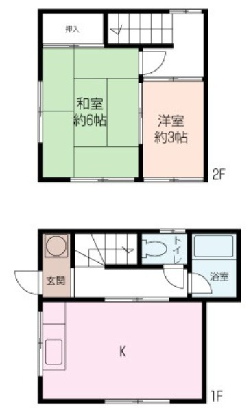 ボヌール佐野弐番館の間取り