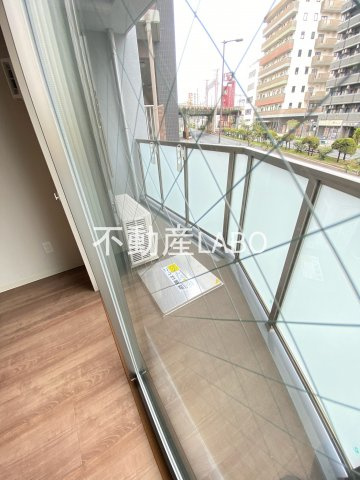 Elysion天王寺のバルコニー