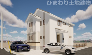 【外観】 | 綾瀬市上土棚北2丁目  1号棟 3期 | イメージパース（完成時に現況と異なる場合は現況優先となります）