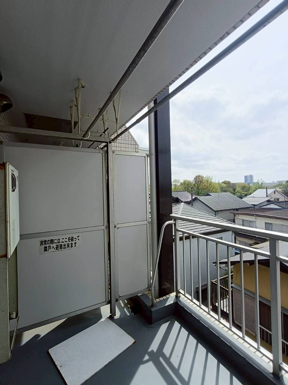 金町ダイヤモンドマンションのバルコニー|広々としたバルコニーです