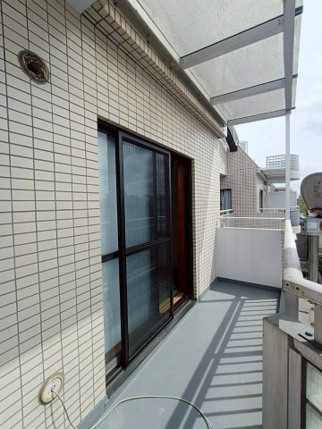 金町ダイヤモンドマンションのバルコニー|陽当たり良好なバルコニーです
