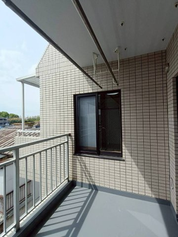 金町ダイヤモンドマンションのバルコニー|キッチン横のバルコニー