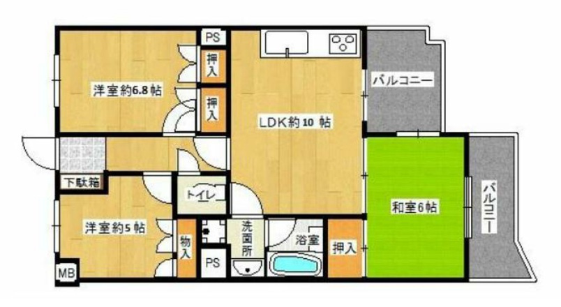 金町ダイヤモンドマンションのその他|間取図です