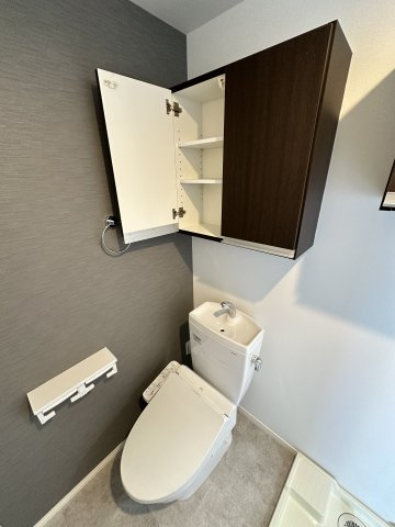 ベイルームリアナ堀ノ内のトイレ|シンプルで使いやすいトイレです