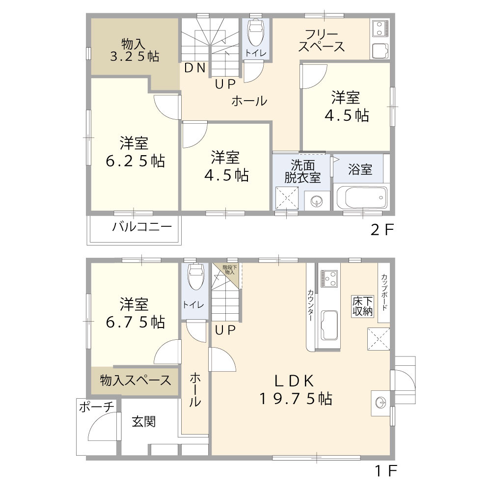 浜松市浜名区根堅の間取り|4LDK