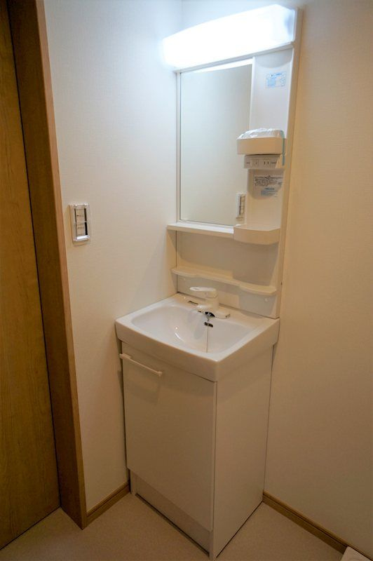 グランシャレー亀有Ⅱの洗面所