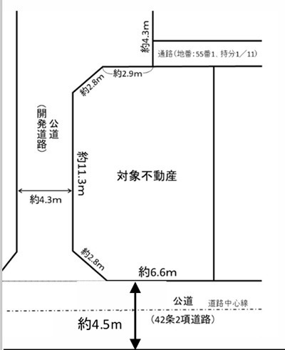 北本市中丸　中古戸建の区画図