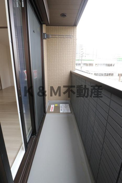 フェリスタのバルコニー|陽当たり良好なバルコニーです