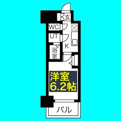 メイクスWアート今池Ⅲの間取り