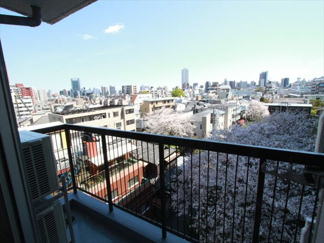 三軒茶屋サンハイツ　高層階　眺望良好　南向きの展望