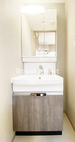 メイクス今池02の洗面所