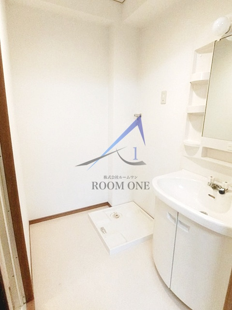 CSハウスの洗面所|独立洗面台です。