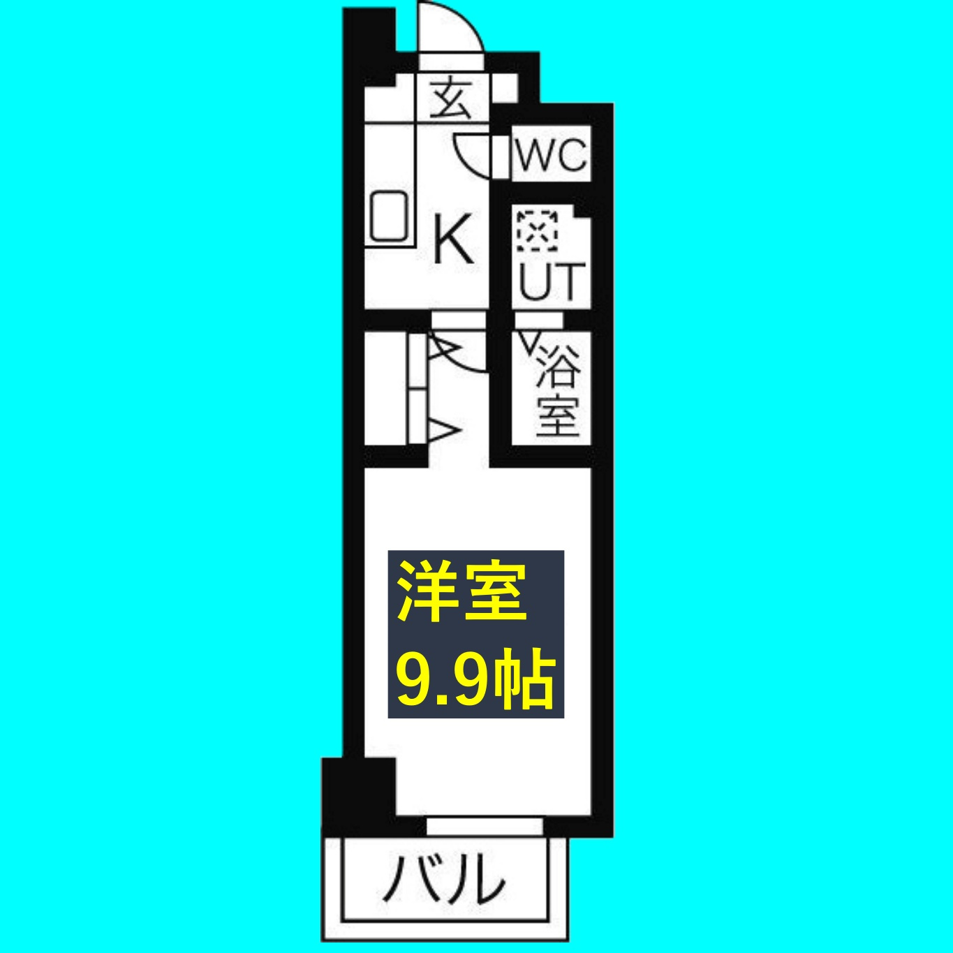 リシュドール鶴舞公園の間取り