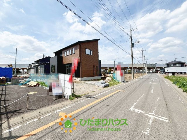 古河市女沼　新築一戸建て　04　12区画の前面道路含む現地写真|2026/4/20　撮影