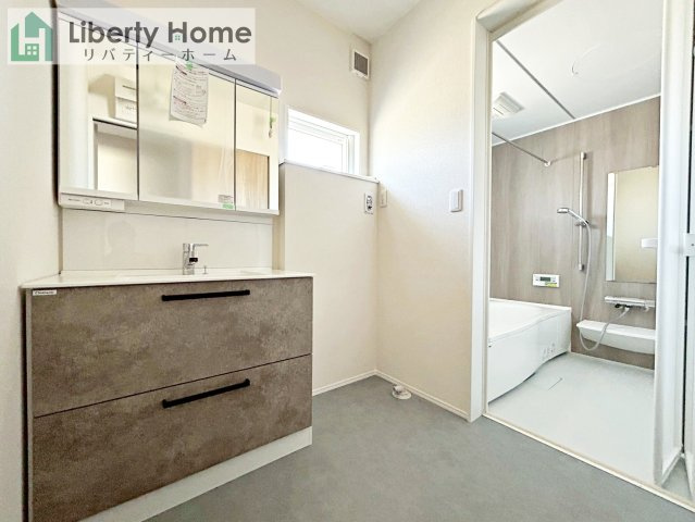 日立市東大沼町4丁目　3号棟　新築戸建の脱衣所