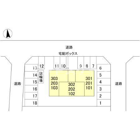 D-Gran矢中町の区画図|高崎、前橋のお部屋探しはエンドスケープまで！お客様の理想お聞かせ下さい♪
