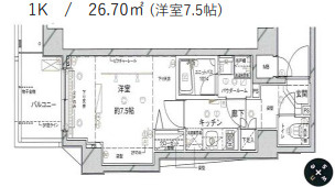 ステージファースト東新宿の間取り|ステージファースト東新宿