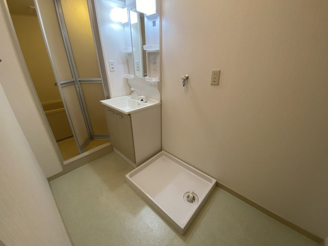 四之宮マンションの洗面所