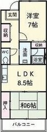 スエルテ菊住の間取り
