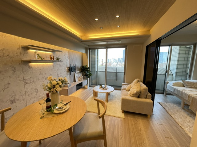 グラーサ白金高輪の居間・リビング