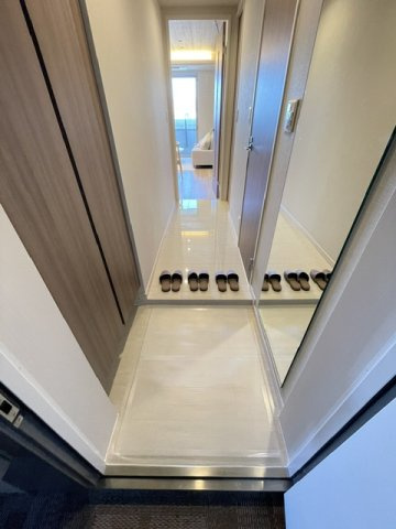 グラーサ白金高輪の玄関