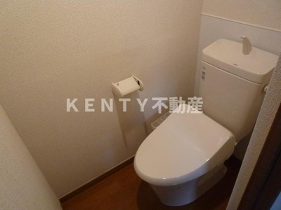 【トイレ】 | 小上荘Ａ館 | 清潔感のあるトイレです