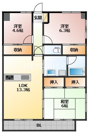 パインパレスの間取り