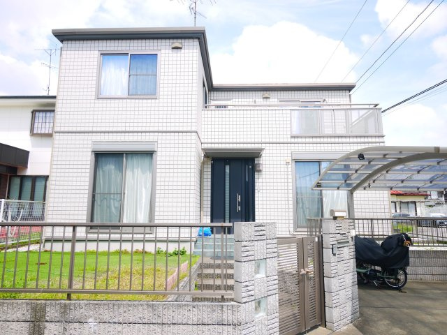 茂原市北塚　中古戸建の外観|平成18年3月築 4SLDK オール電化IHエコキュート カーポート2台 スーパーベイシア徒歩約9分