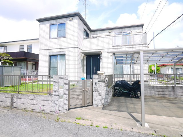 茂原市北塚　中古戸建の外観|平成18年3月築 4SLDK オール電化IHエコキュート カーポート2台 スーパーベイシア徒歩約9分