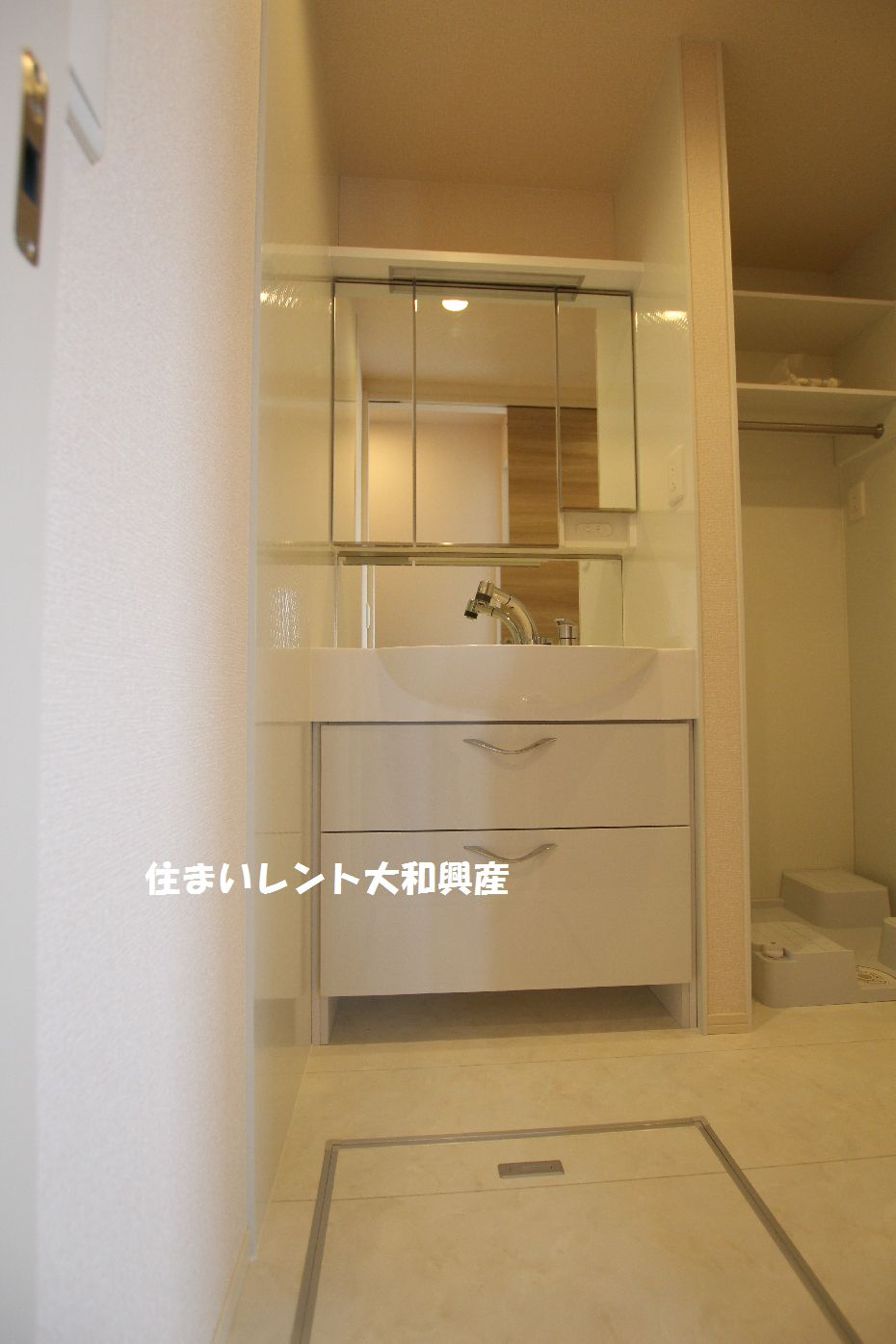 ディアコートの洗面所
