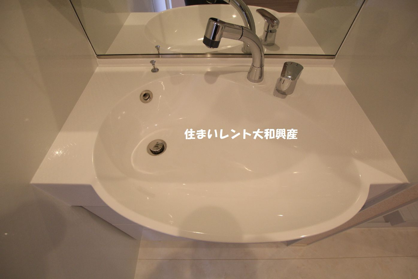 ディアコートの独立洗面台
