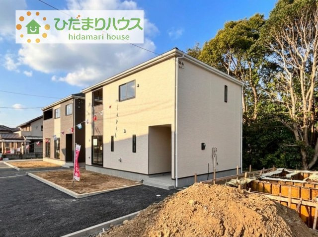 【外観】 | かすみがうら市下稲吉第15　新築戸建　6号棟 | スタイリッシュな外観です(^^)/