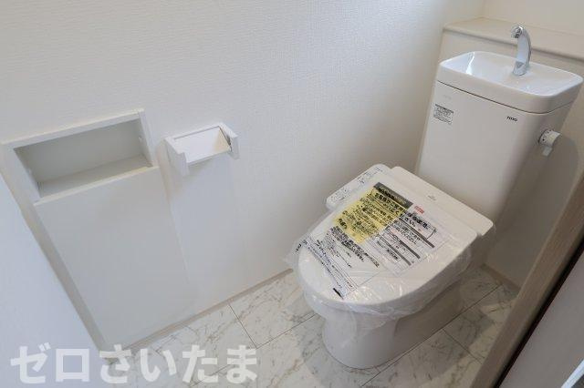 《仲介手数料無料》富士見市羽沢１丁目28-28第新築一戸建てファーストタウンのトイレ