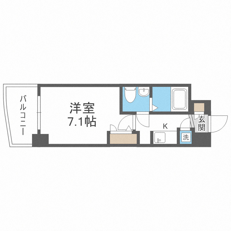 セレニテ新大阪カルムの間取り