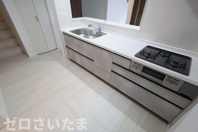 《仲介手数料無料》富士見市羽沢１丁目15-2新築一戸建てグラファーレのキッチン