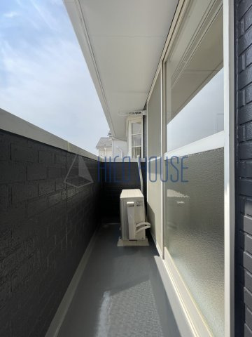 シャトーヒルマのバルコニー