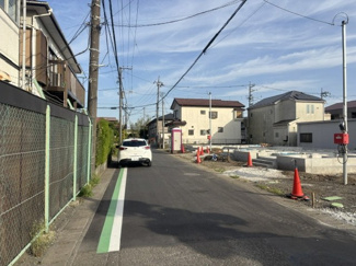 【前面道路含む現地写真】 | 綾瀬市深谷中　全４棟/今回販売４棟（1号棟） | 前面道路