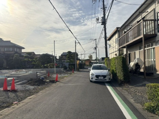 【前面道路含む現地写真】 | 綾瀬市深谷中　全４棟/今回販売４棟（1号棟） | 前面道路