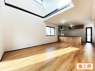 【内観：施工例】 | 戸塚（深谷町7）　全2棟（B号棟） | 同施工会社施工例（リビング）